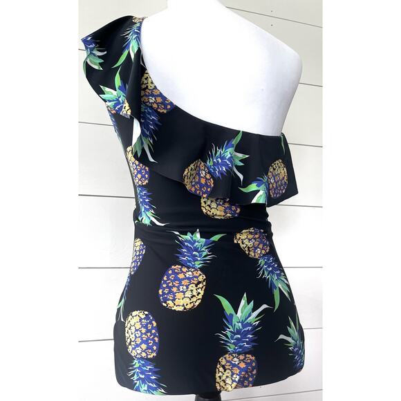 Hilor Womens One Piece Swimsuits with Pineapples - Size 10 - Picture 7 of 14